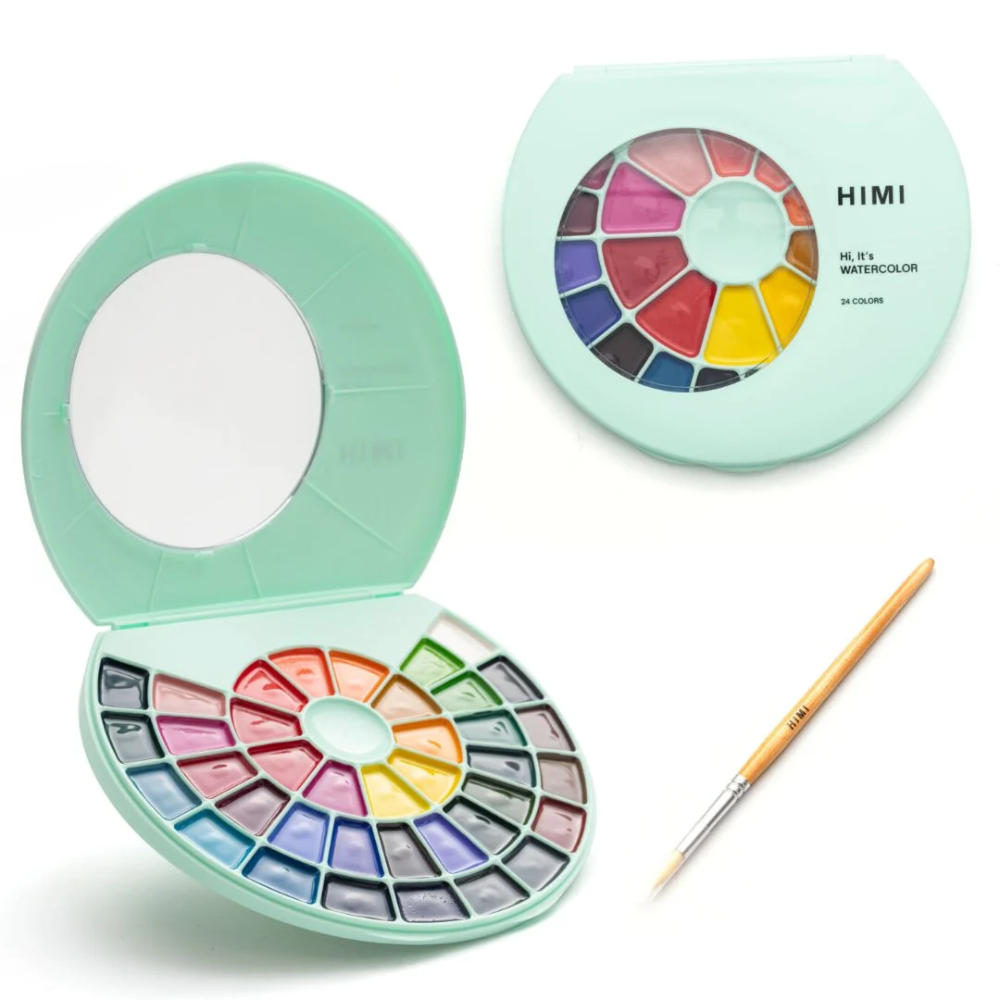 Краски акварельные "Himi", набор, 24 цвета