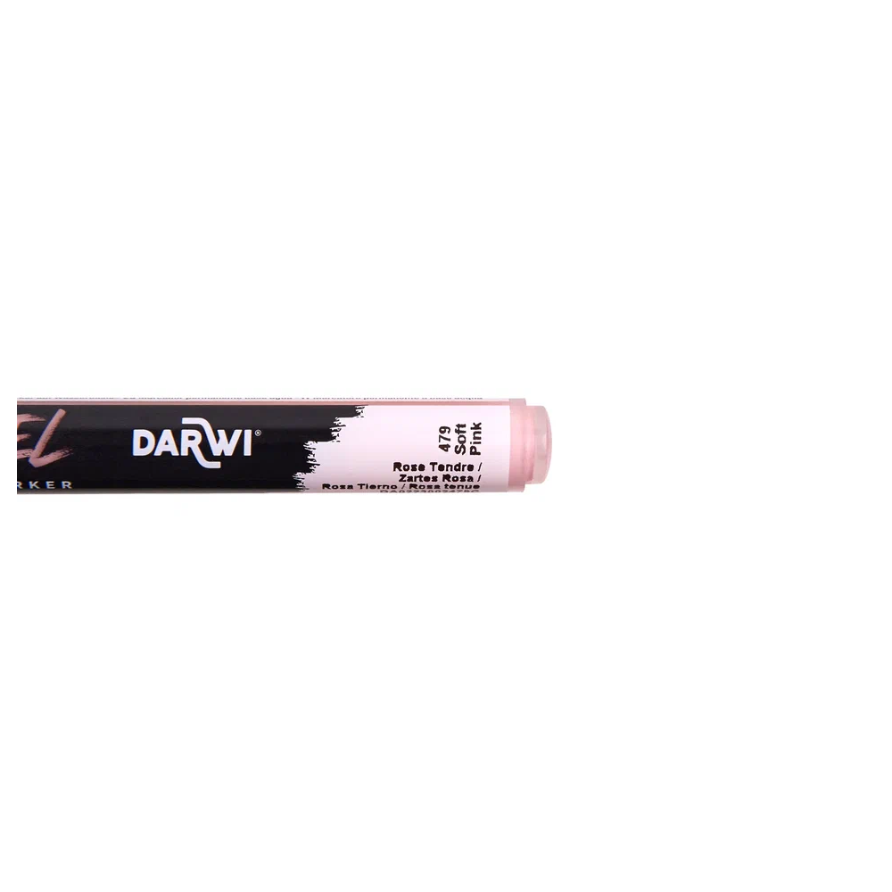 Маркер акриловый "Darwi.Marbel" 479, нежно-розовый - 3