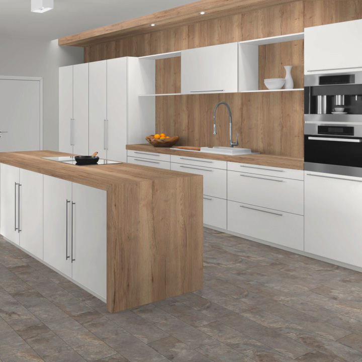 Столешница Egger, 1395x800x28, ЛДСП, w1100 st9, белый альпийский  - 3