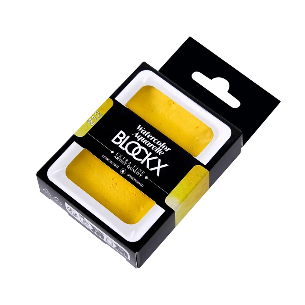 Краски акварельные "Blockx. Giant pan", 212 желтый Блокс, 18 мл., кювета - 2
