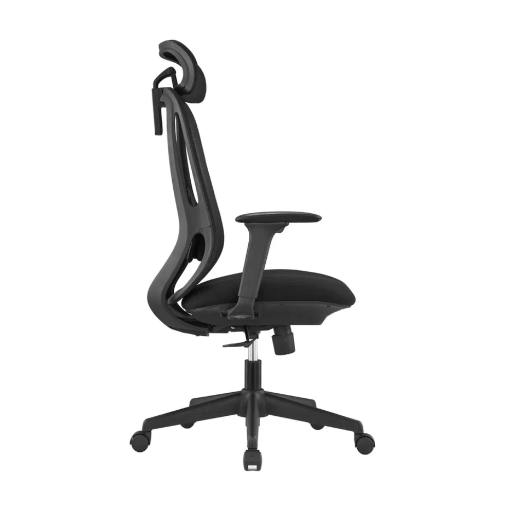 Кресло для руководителя SitZone U-090A, сетка, ткань, пластик, черный, -30% - 3