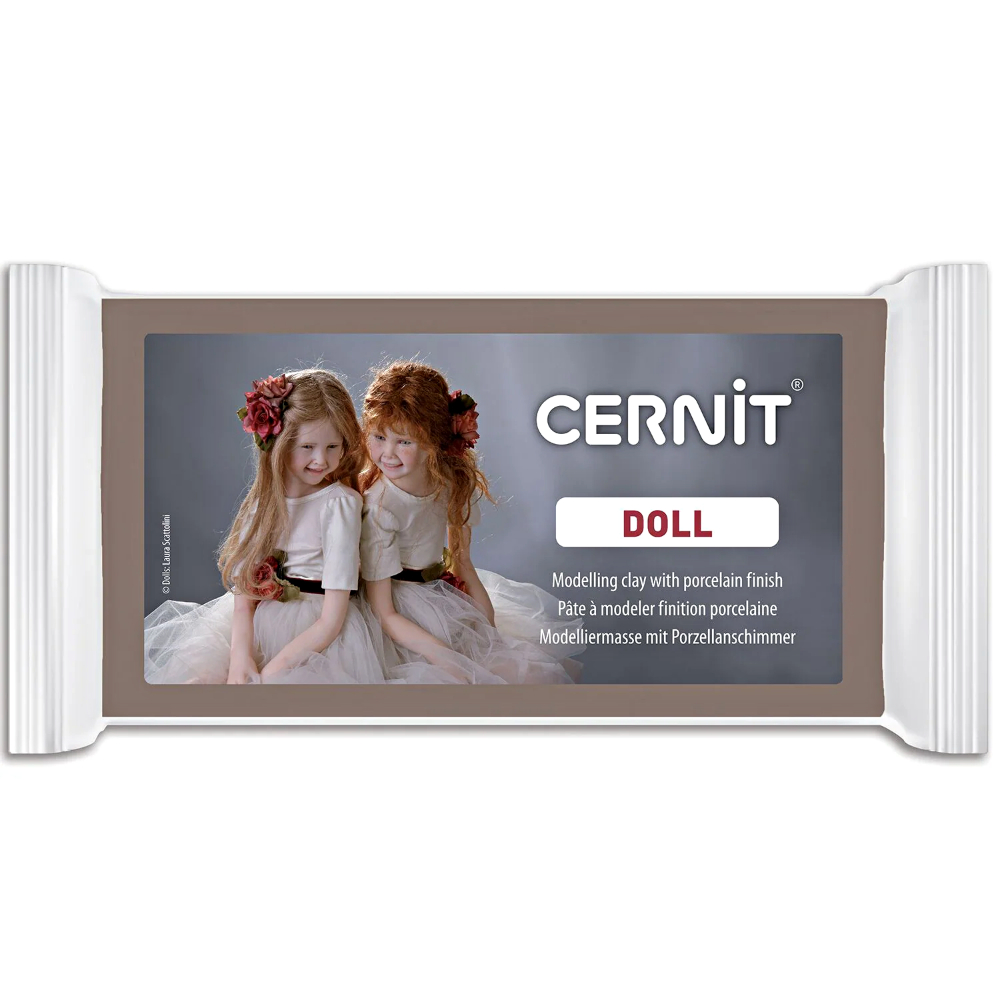 Полимерная глина "Cernit DOLL", 500 г, нуга