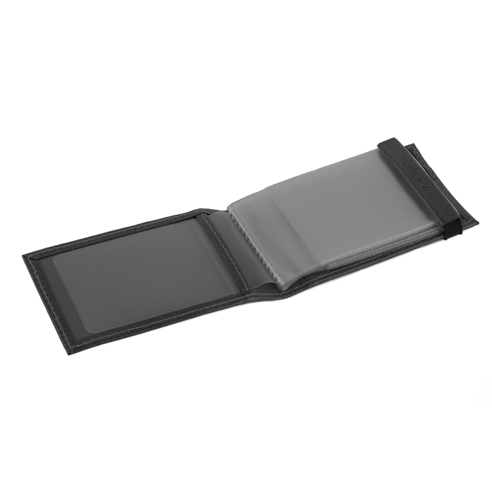 Визитница "062-BL", 65x110 мм, 16 карт, черный - 2