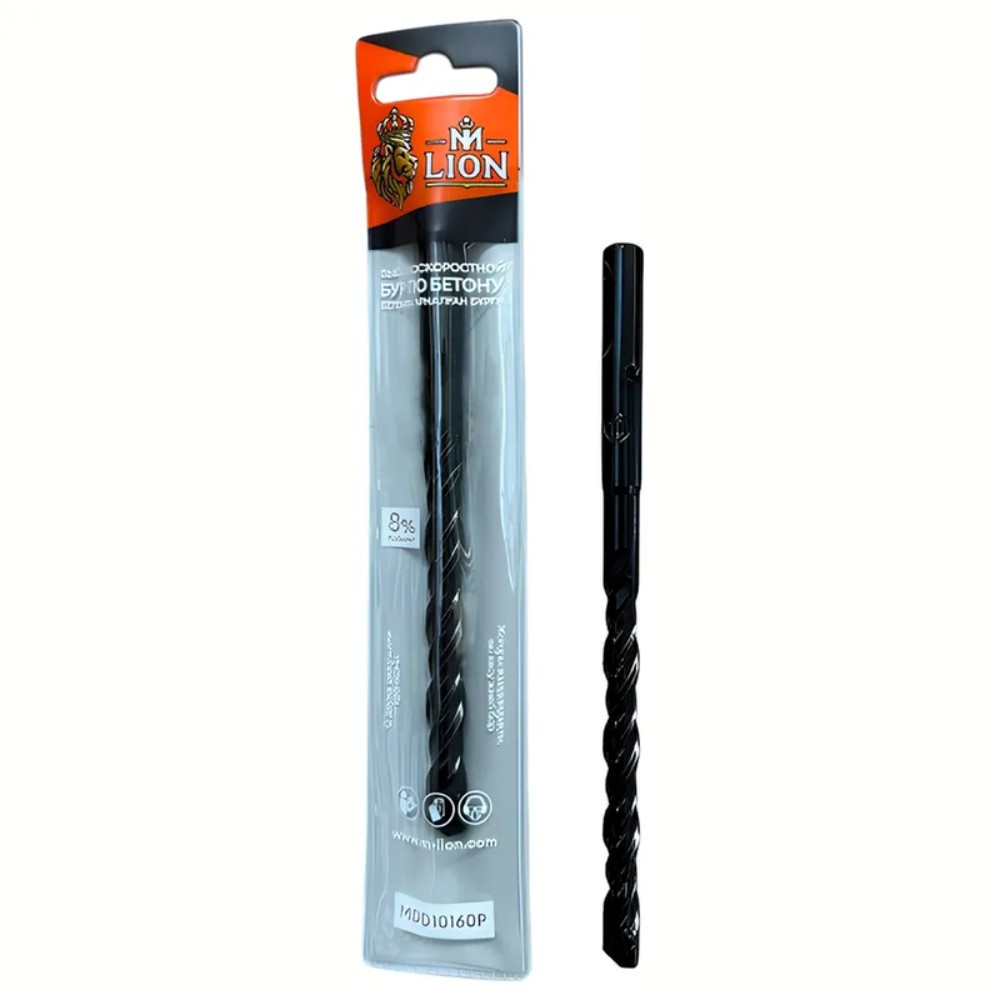 Бур по бетону M-Lion, MDD8110P, 8х110 мм