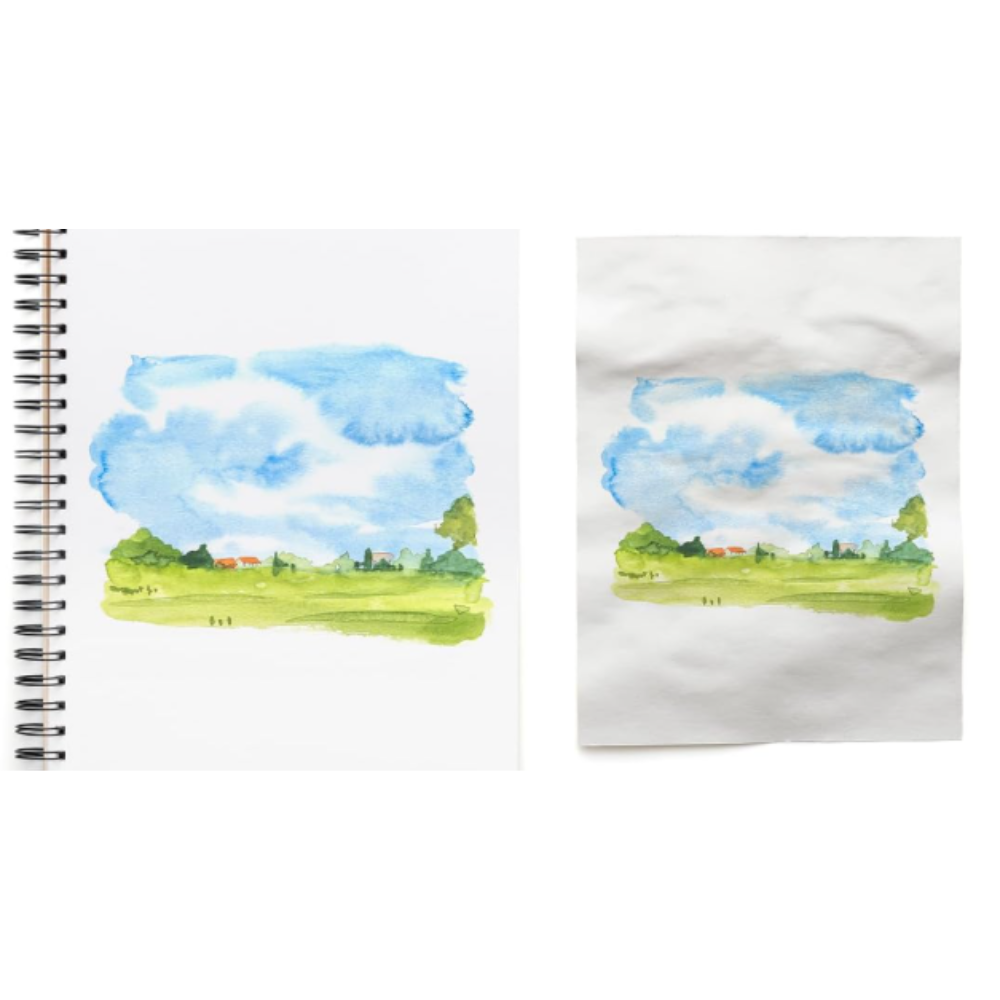 Скетчбук для графики "Himi", 22.8х30.4 см, 180 г/м2, 40 листов - 6