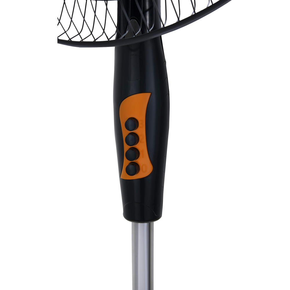 Электровентилятор напольный Оasis "VF-40PSB", черный, оранжевый, -10%