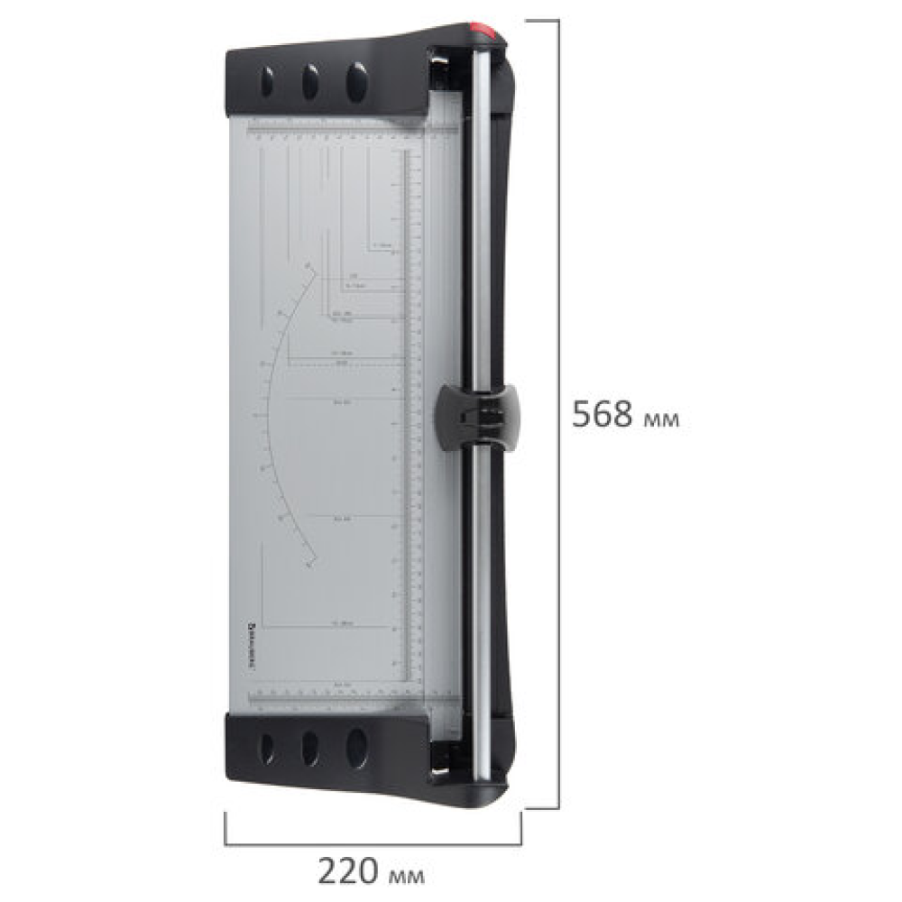 Резак для бумаги роликовый BRAUBERG EXTRA, A3, длина реза 480 мм - 6