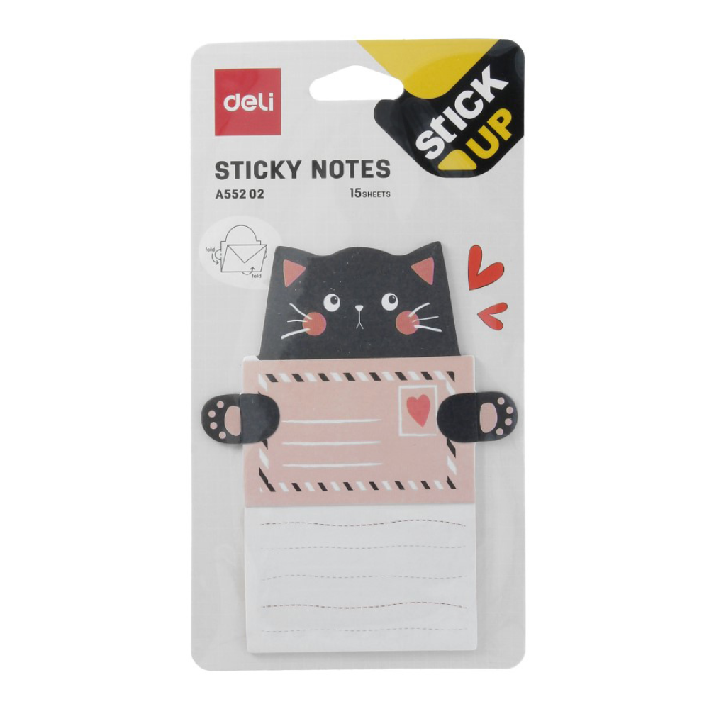 Бумага для заметок "Stick up", 76x101 мм, 15 листов, ассорти - 3