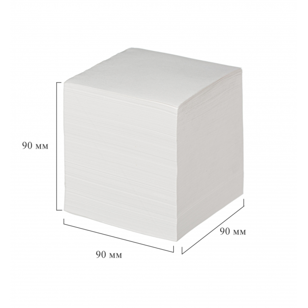 Бумага для заметок "Attache Economy", 90x90x90 мм, белый - 2