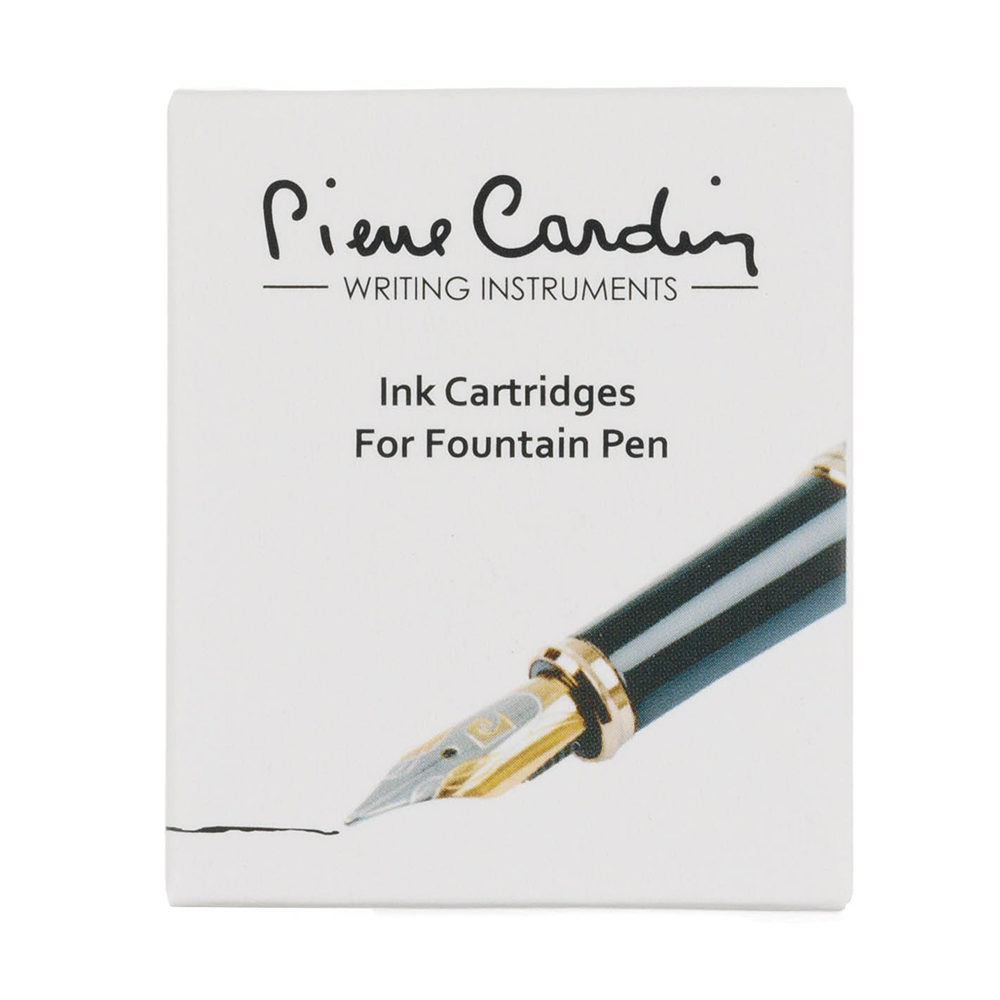 Чернильный патрон "Pierre Cardin", 37 мм., синий, 6 штук в упаковке