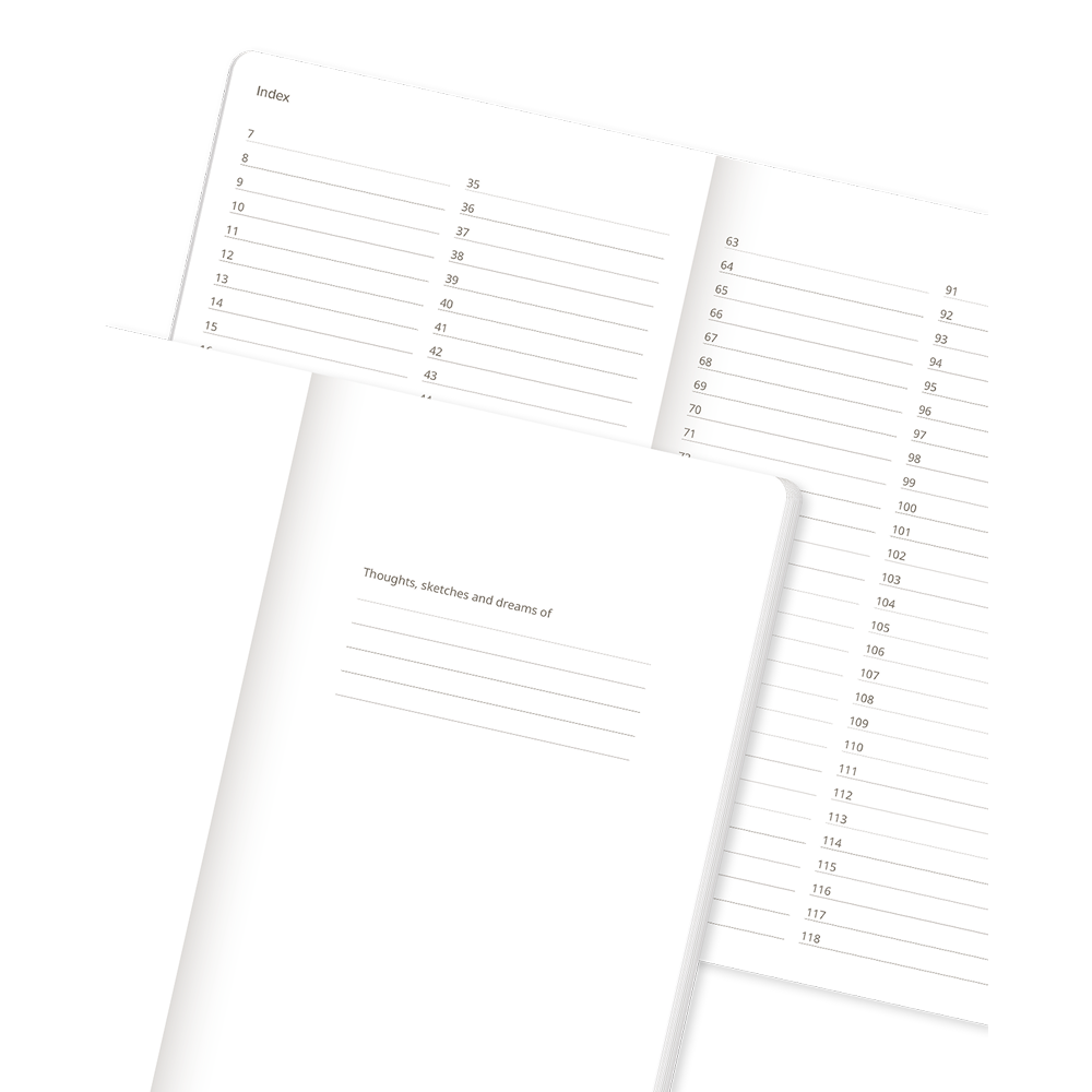 Блокнот "Wool & cotton", А5, 96 листов, линейка, синий - 4