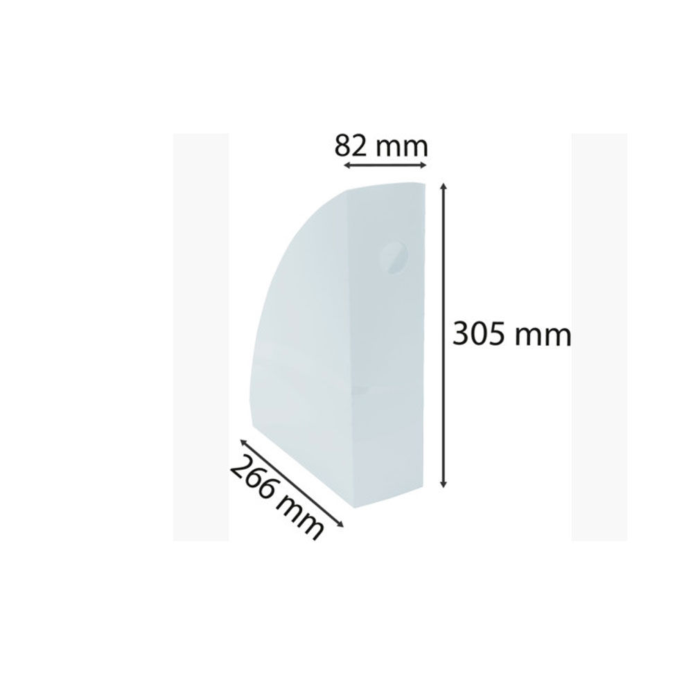Модуль для бумаги вертикальный "Aquarel", голубая пастель - 4