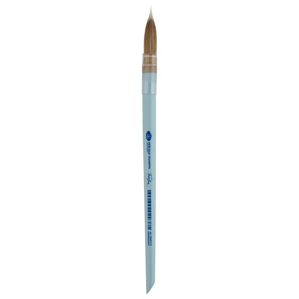 Кисть "Белые ночи", круглая, на короткой ручке, со скосом, №10 - 2