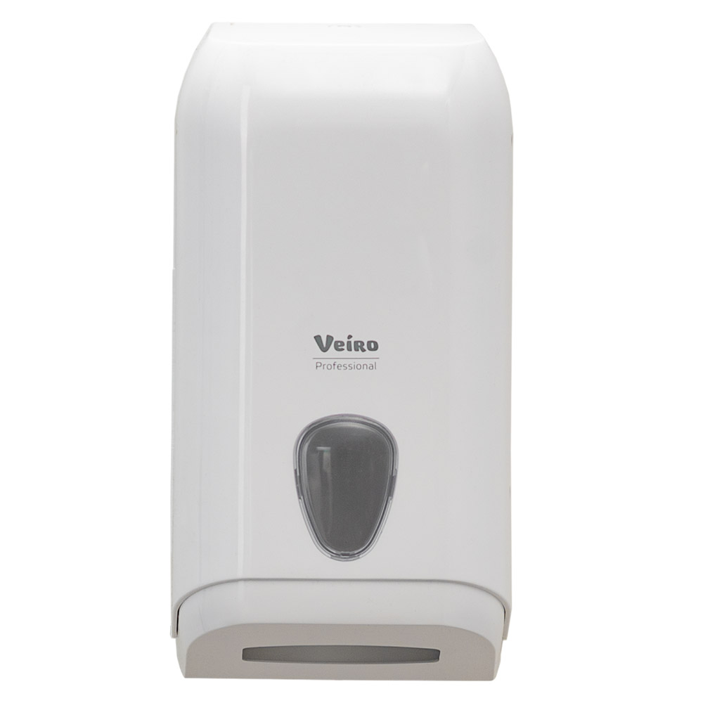 Диспенсер Veiro Professional "L-ONE" для туалетной бумаги листовой, белый - 6