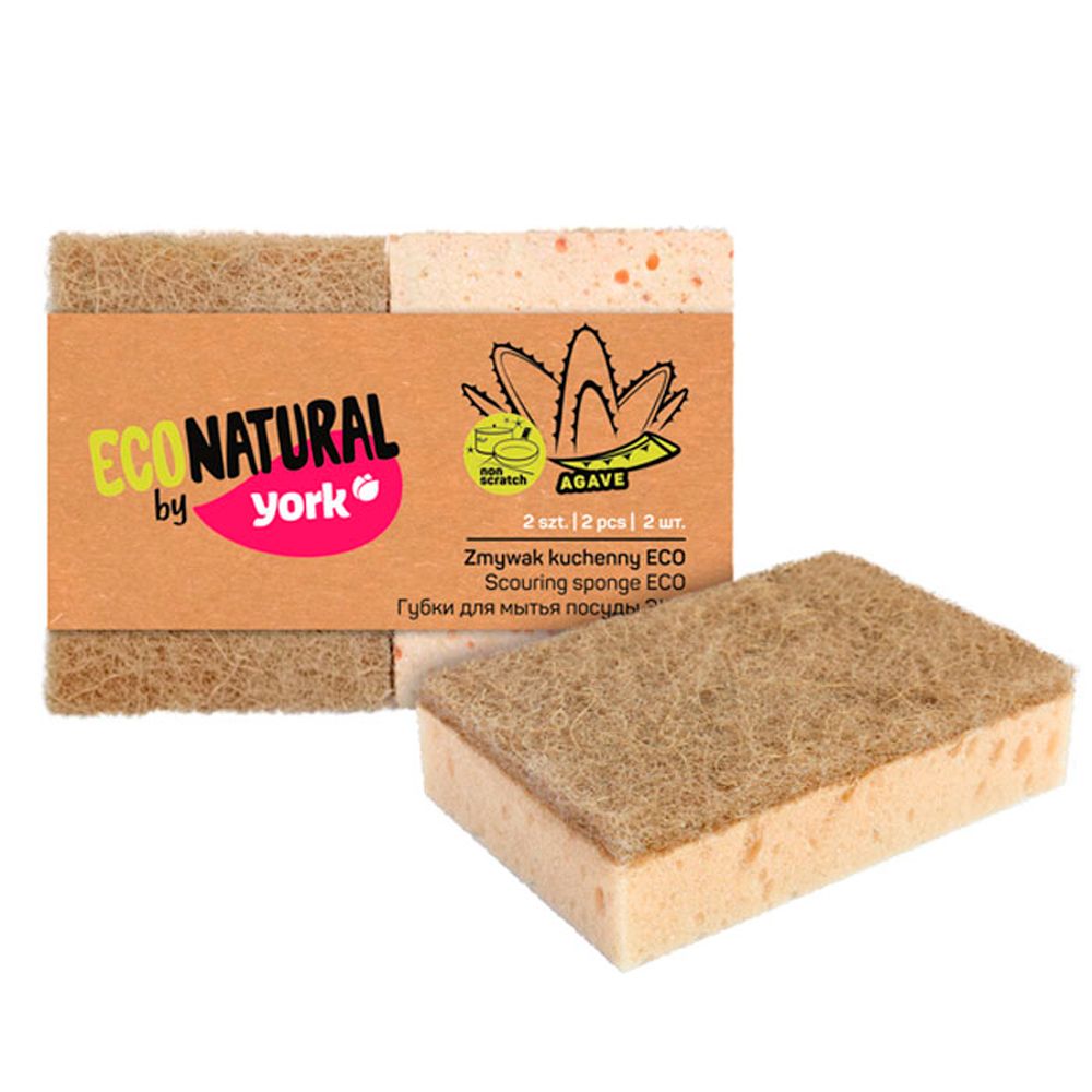 Губка кухонная для мытья посуды York ЭКО