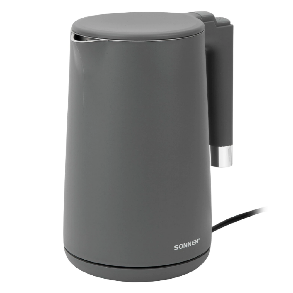 Электрочайник Sonnen "KT-8719G", серый - 2