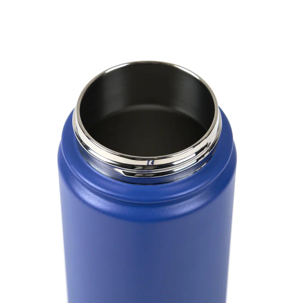 Кружка термическая "01079A", металл, 500 мл, темно-синий - 3