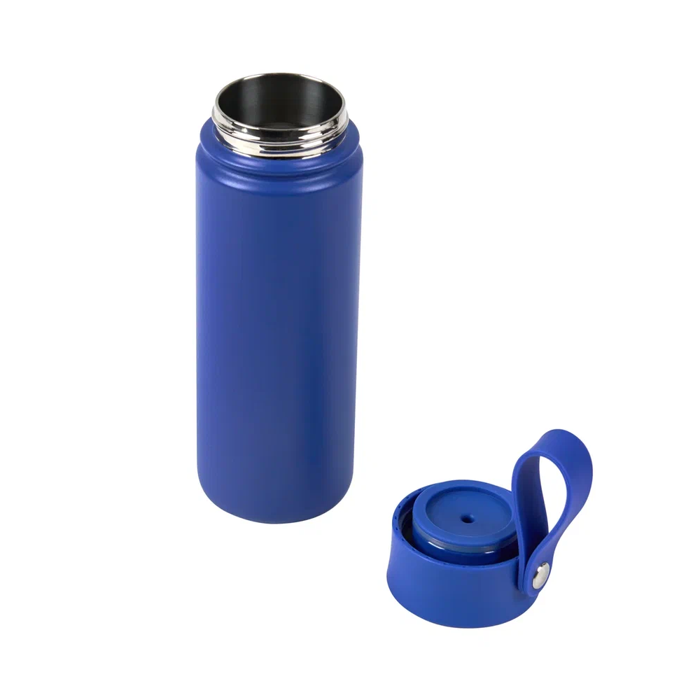 Кружка термическая "01079A", металл, 500 мл, темно-синий - 2