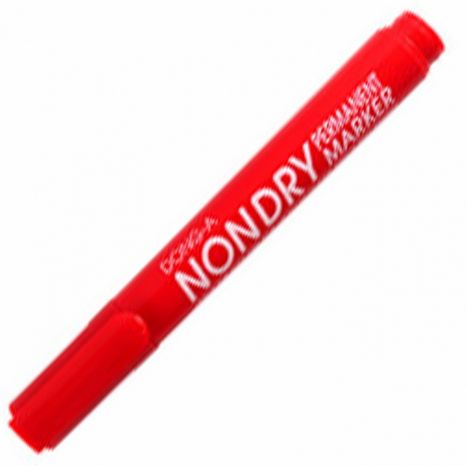 Маркер перманентный "Non-Dry", красный