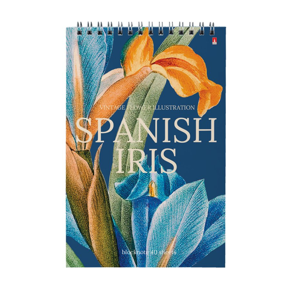 Блокнот "Цветы. Паттерн", A5, 40 листов, в клетку, ассорти - 3