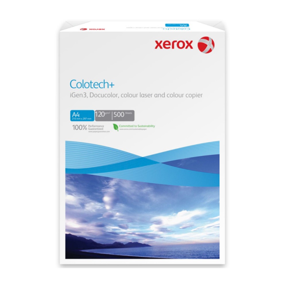 Бумага для лазерной печати "Xerox Colotech+", A4, 500 листов, 120 г/м2