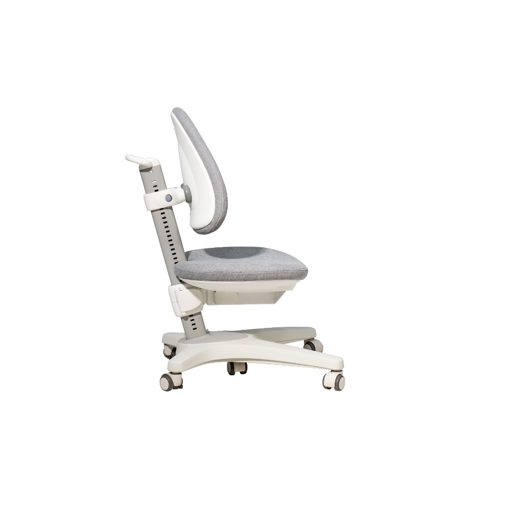 Кресло детское Ergosmart Maximus, ткань, серый, пластик, корпус белый - 4
