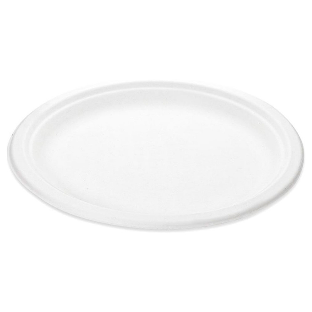 Тарелка из сахарного тростника, 180 мм, одноразовая