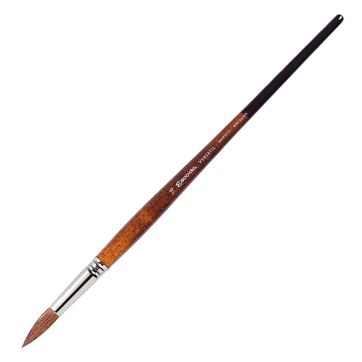 Кисть для рисования "Escoda Versatil Brush L/H 3040", синтетика, круглая