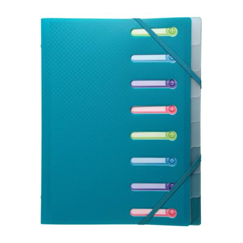 Папка на резинках "Opak", 10 мм, пластик, ассорти - 2