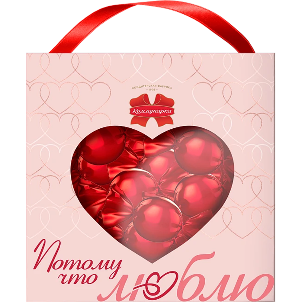 Конфеты в наборе "Потому что люблю", 325 гр.