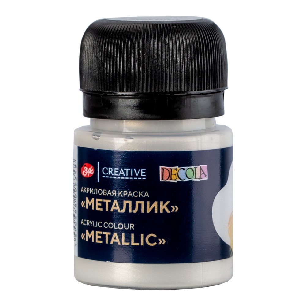 Краска акриловая металлик "Декола"