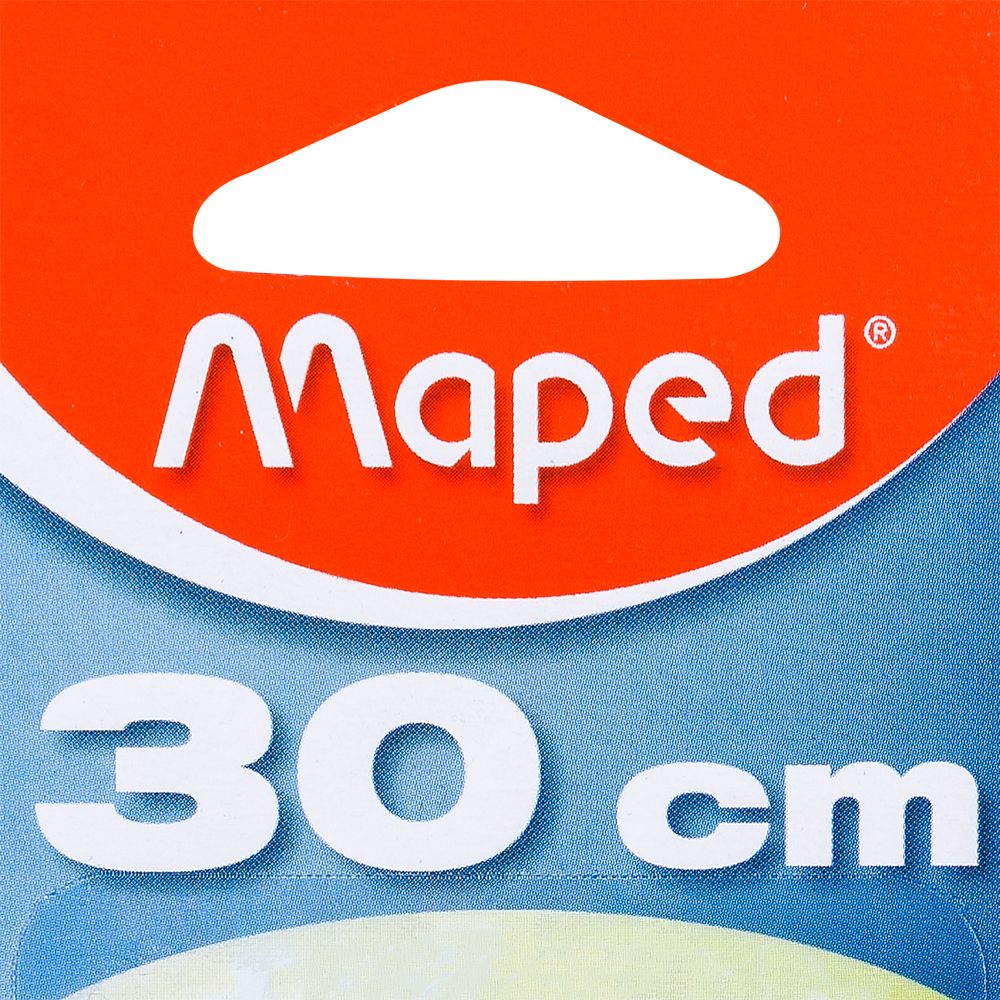 Линейка алюминевая Maped, 30 см, серебристый - 3