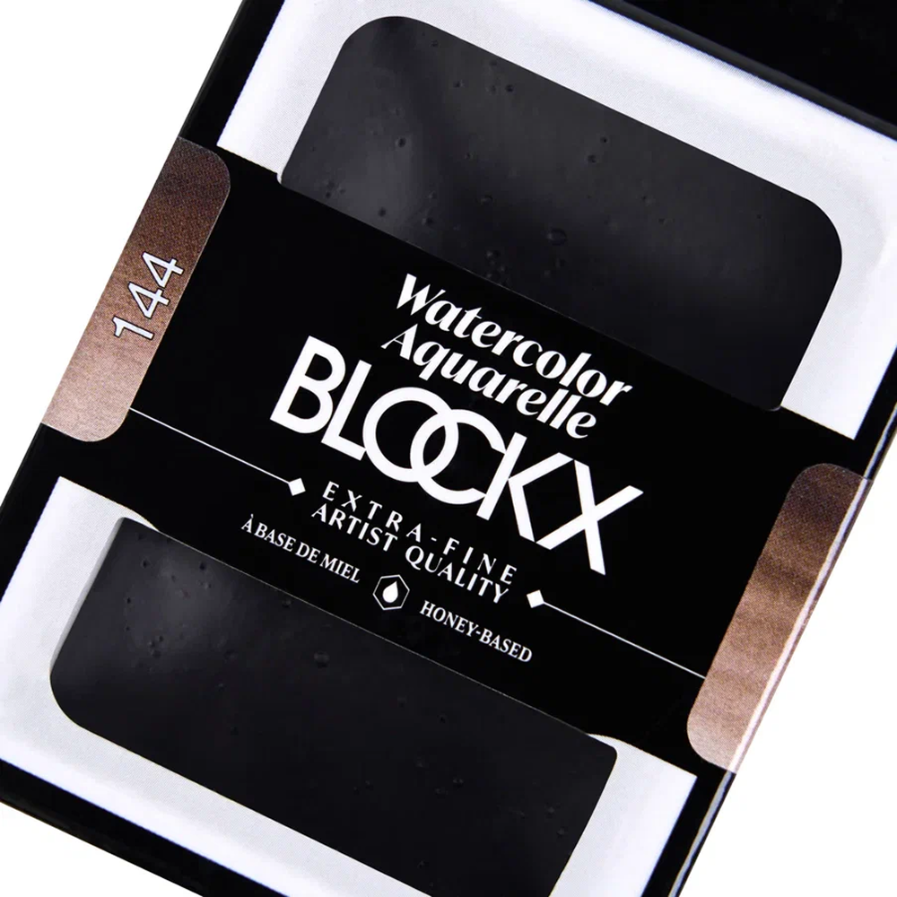 Краски акварельные "Blockx. Giant pan", 144 сепия, 18 мл., кювета - 3