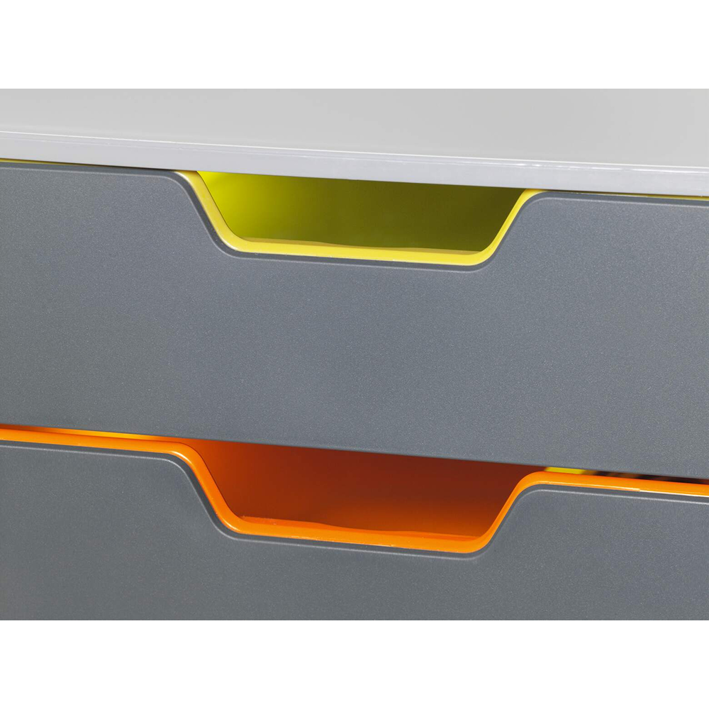 Блок из 5 лотков закрытый "Varicolor", 292x280x356 мм, 5 лотков - 3