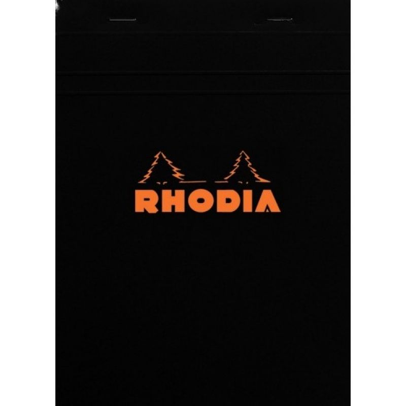 Блокнот "Rhodia", A5, 80 листов, клетка, черный