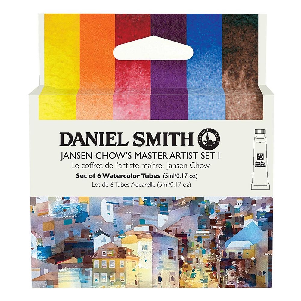 Набор акварели Daniel Smith "Jansen Chow's Master Artist Set I", 6 цветов, тубы