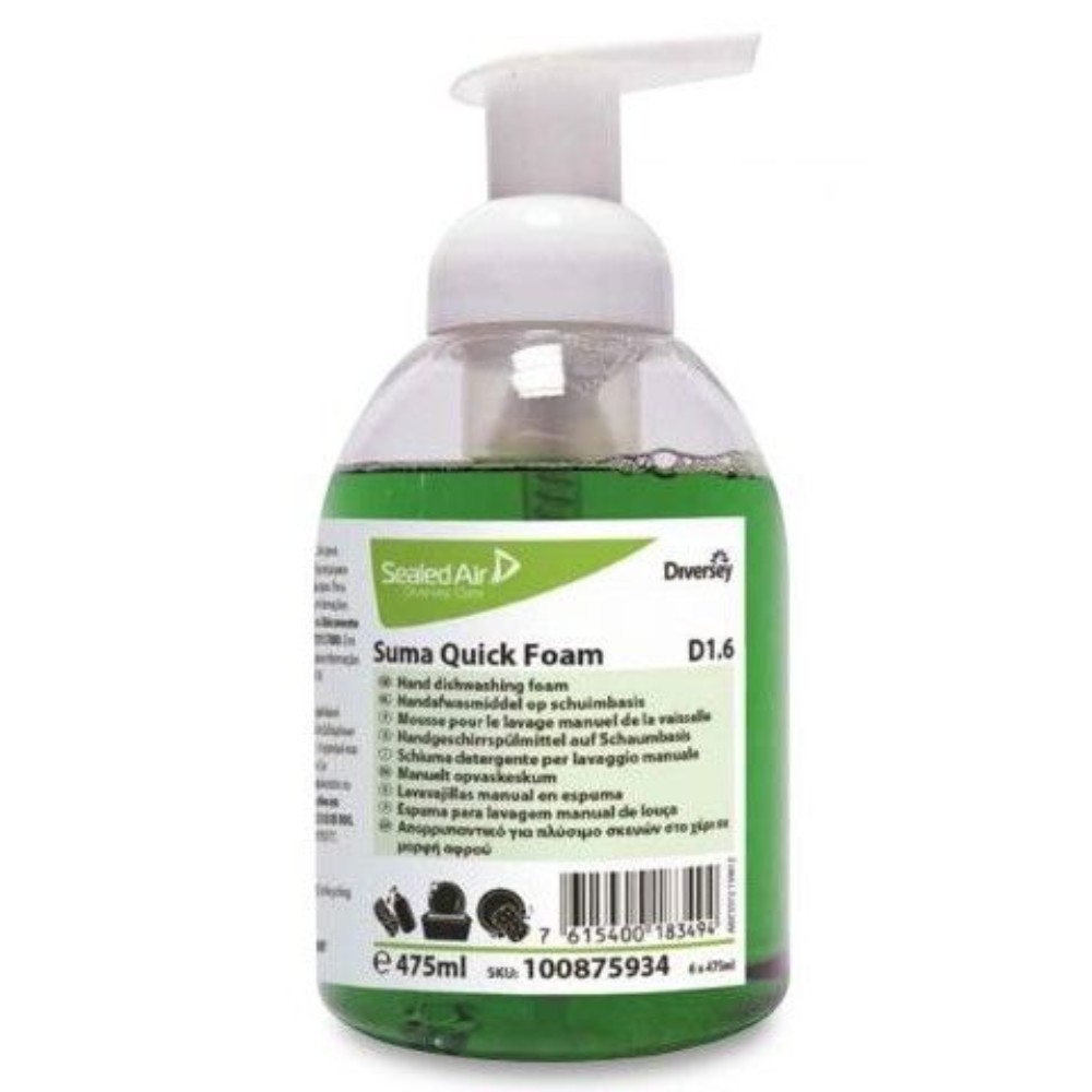 Средство для ручного мытья посуды "Suma Quick Foam D1.6"