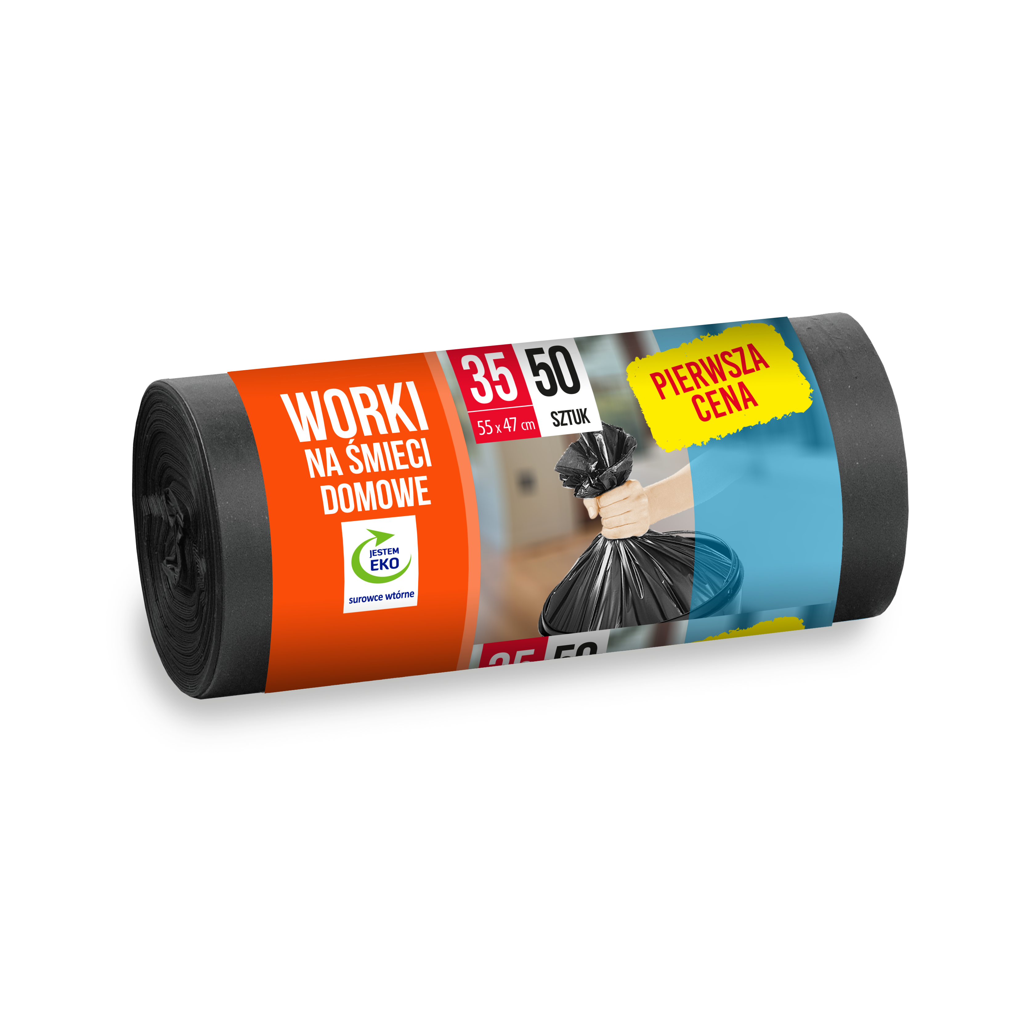 Мешки для мусора "Pierwsza Cena", 6,3 мкм