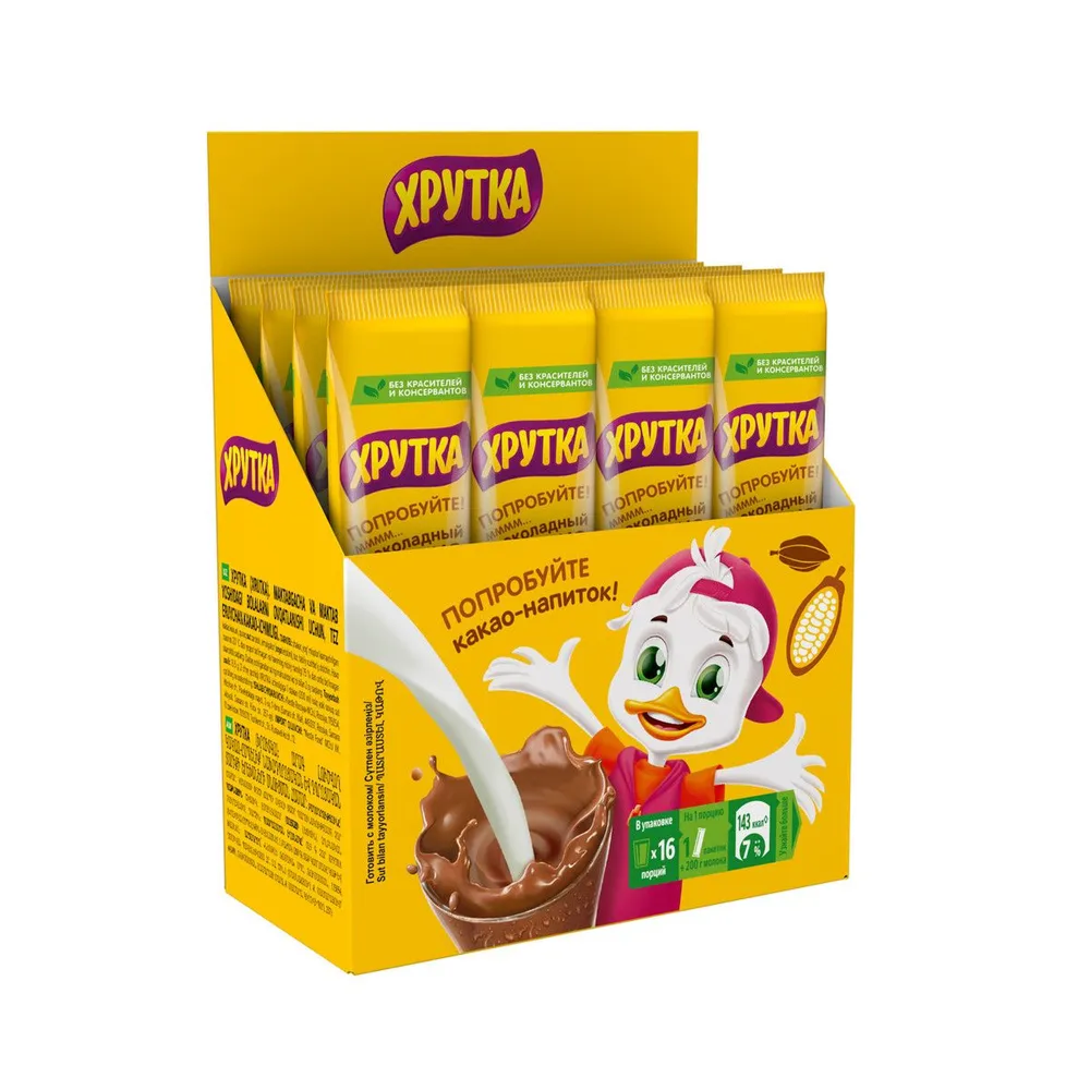 Какао-напиток "Хрутка", 13.5 гр, 16 шт