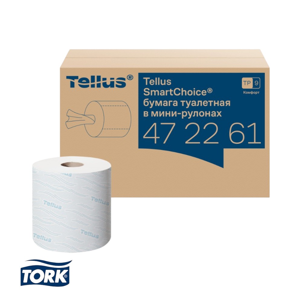 Бумага туалетная Tellus Комфорт TP9 SmartChoice