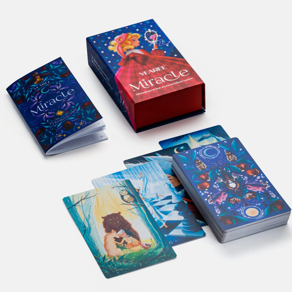 Карты "Метафорические ассоциативные карты Yearee Miracle Silver"