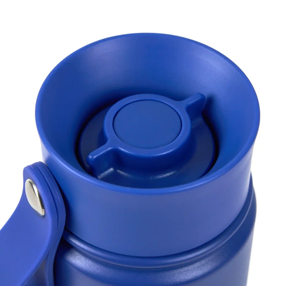 Кружка термическая "01079A", металл, 500 мл, темно-синий - 6