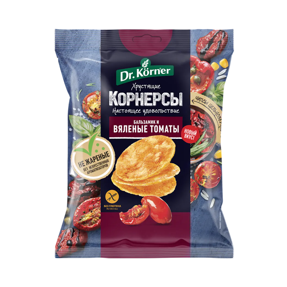 Чипсы цельнозерновые "Dr.Korner"