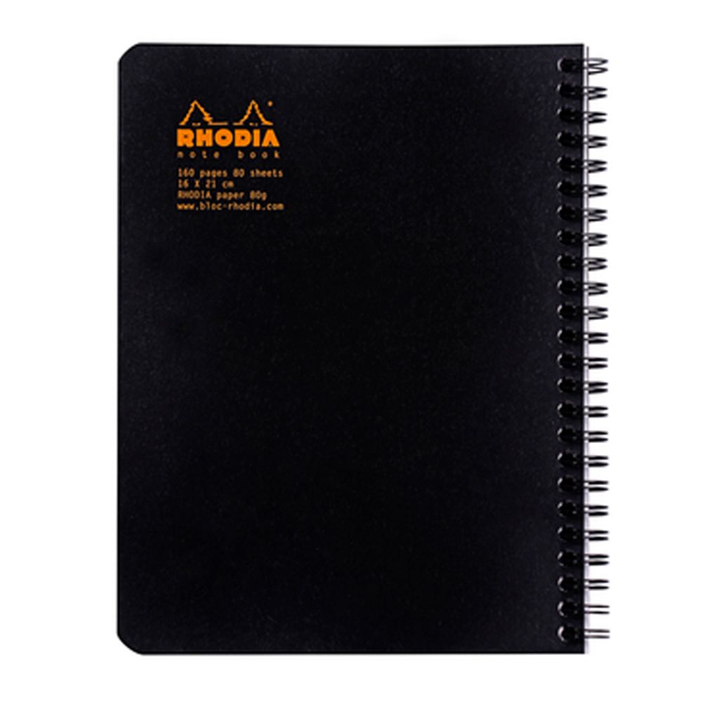 Блокнот "Rhodia", А5+, 80 листов, клетка, черный - 3