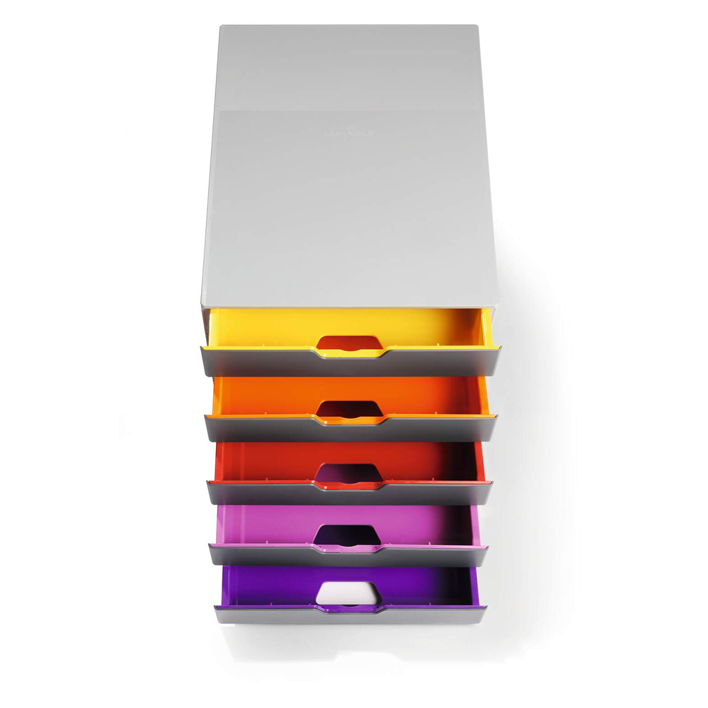 Блок из 5 лотков закрытый "Varicolor", 292x280x356 мм, 5 лотков - 5