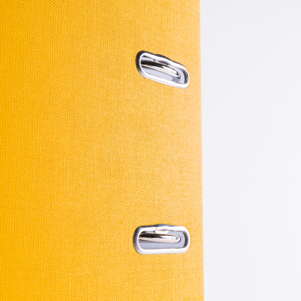 Папка-регистратор "Deli", А4, 50 мм, желтый - 4