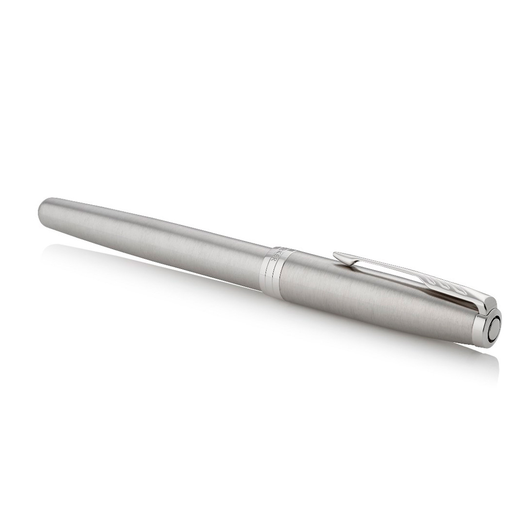 Ручка перьевая Parker "Sonnet Core Stainless Steel CT", F, серебристый, патрон черный - 2