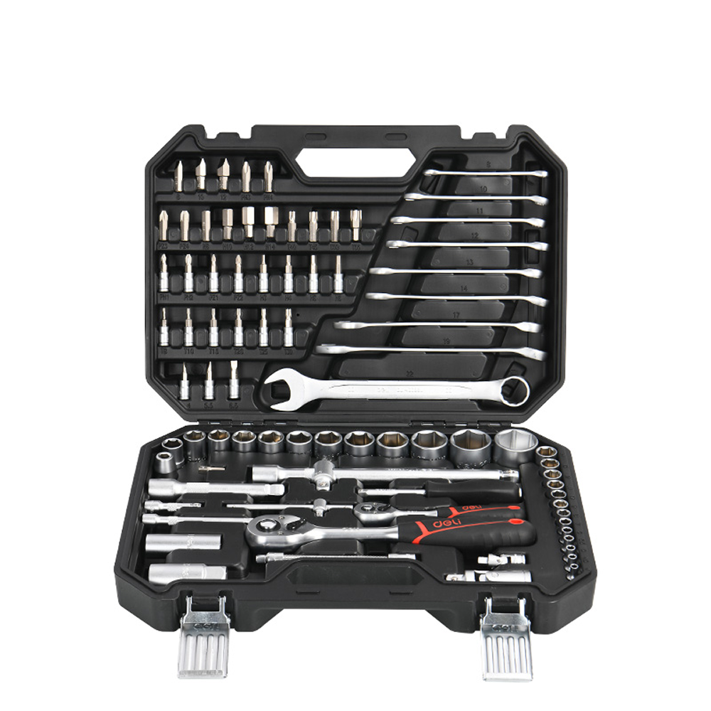 Набор инструмента 1/4", 1/2" Deli RS EDQ45082