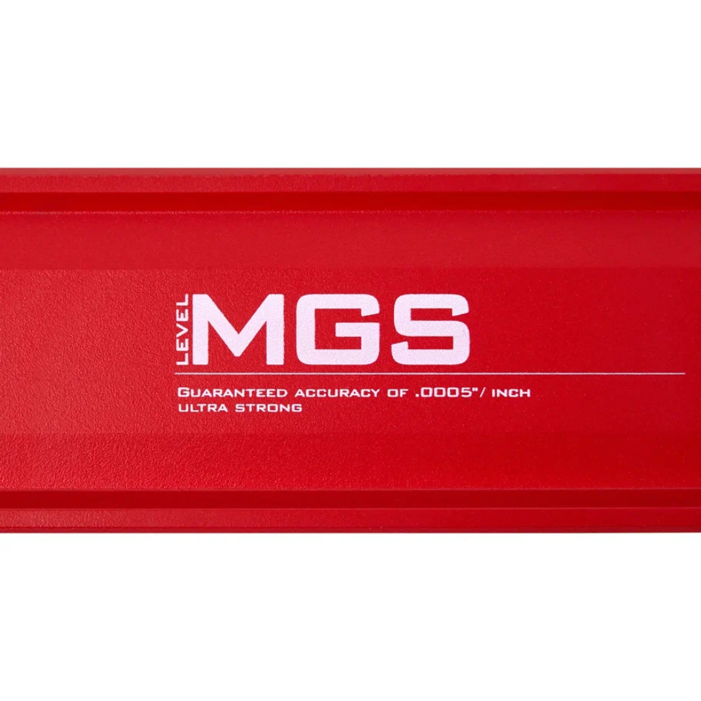 Уровень брусковый MGS 700915, 1500 мм, 3 глазка, зеркальный глазок, ухват, магнит