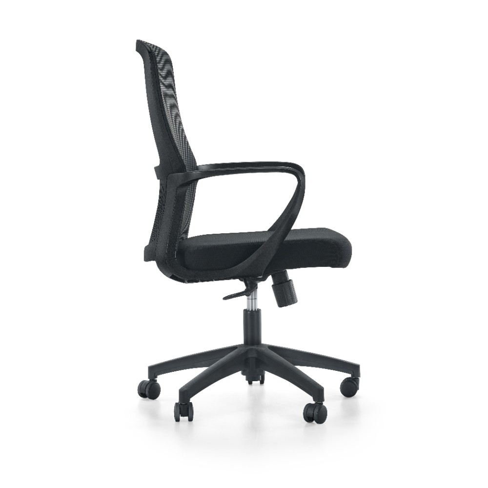 Кресло компьютерное SitZone U-069B, сетка, ткань, черный, 2 шт/упак - 4